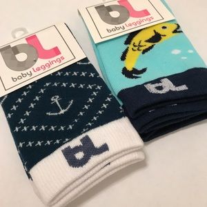 Brand NEW- Baby leggings 2 pairs